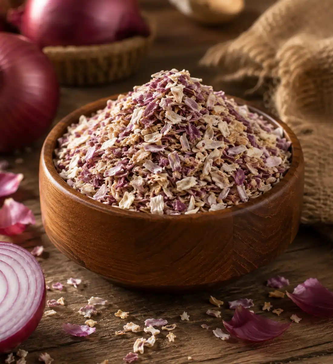 Onion Granules (White, Pink & Red)