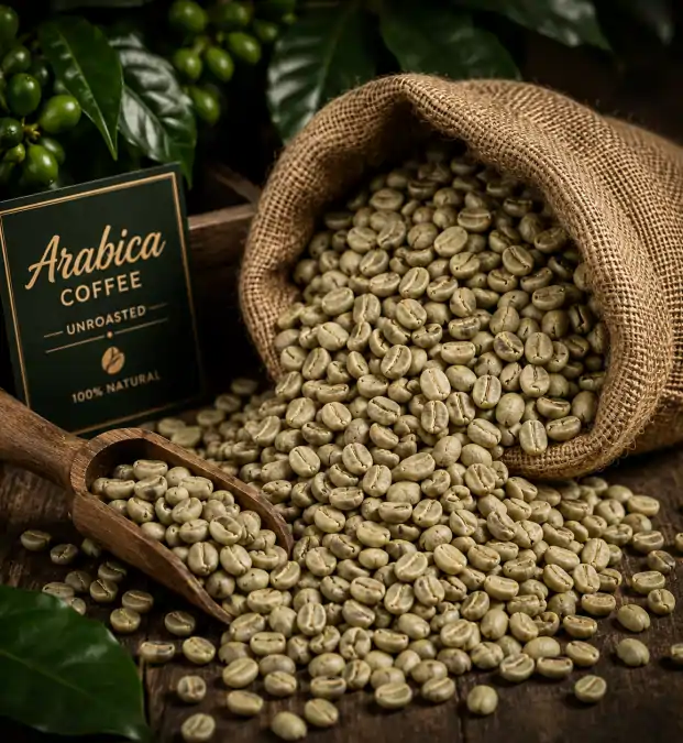 Unroasted Arabica Coffee Beans